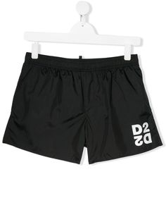 Dsquared2 Kids плавки-шорты с контрастным логотипом