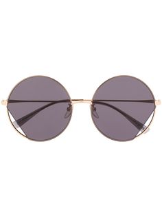 Moschino Eyewear солнцезащитные очки в круглой оправе