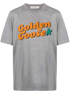 Golden Goose футболка с круглым вырезом и логотипом
