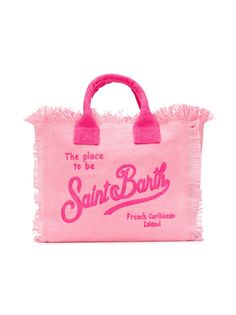 Mc2 Saint Barth Kids парусиновая сумка-тоут Colette с логотипом