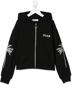 Msgm Kids худи с бисером