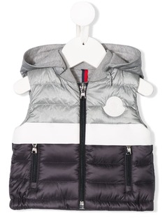 Moncler Enfant дутый жилет с капюшоном