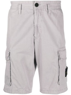 Stone Island шорты карго с нашивкой-логотипом