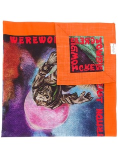 Acne Studios бандана Monster in My Pocket с принтом