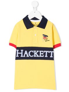 Hackett Kids рубашка-поло с короткими рукавами и вышитым логотипом