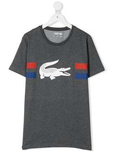 Lacoste Kids футболка с принтом