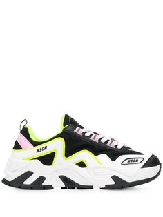 MSGM массивные кроссовки в стиле колор-блок