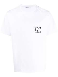 Neil Barrett футболка с нашивкой-логотипом