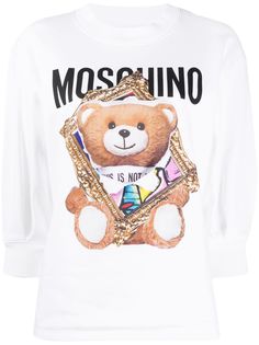 Moschino толстовка с принтом Teddy Bear
