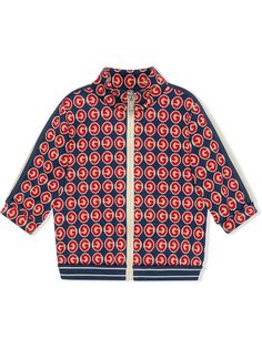 Gucci Kids куртка на молнии с узором