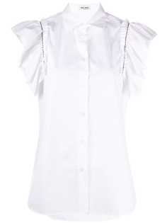 Miu Miu блузка с оборками на рукавах