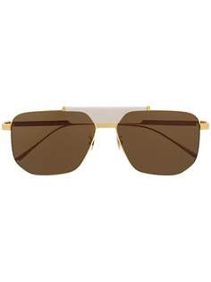 Bottega Veneta Eyewear солнцезащитные очки-авиаторы