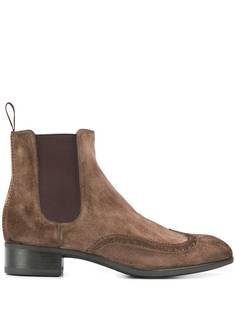Santoni ботинки челси на каблуке