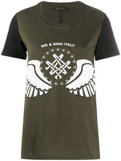 Mr & Mrs Italy футболка с логотипом