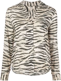 LAgence блузка Holly с тигровым принтом L'agence