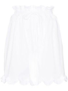 Cecilie Bahnsen шорты с фестонами