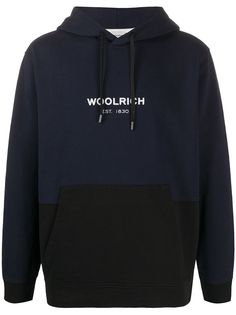 Woolrich худи с логотипом