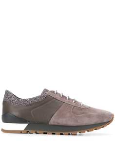 Kiton кроссовки со вставками