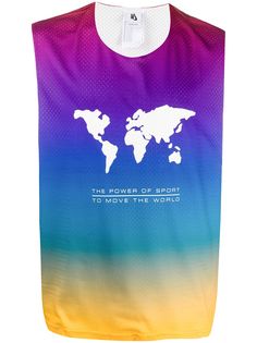 Nike world map print tank top