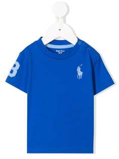 Ralph Lauren Kids футболка с вышивкой Big Pony