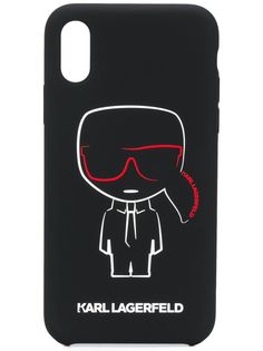Karl Lagerfeld чехол Karl Ikonik для iPhone X/XS