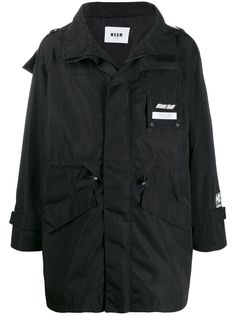 MSGM плащ с капюшоном