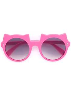Stella McCartney Kids солнцезащитные очки в форме кошек