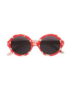 Stella McCartney Kids солнцезащитные очки с принтом лебедей