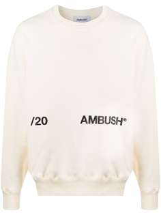 AMBUSH свитер с круглым вырезом и логотипом