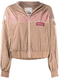 Pinko куртка с кружевом и капюшоном