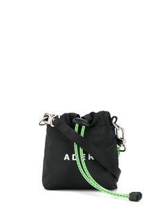 Ader Error logo print shoulder bag