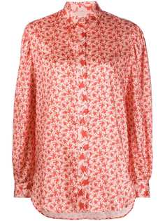 Drome блузка с цветочным принтом