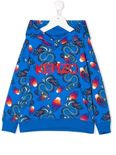 Kenzo Kids худи с принтом