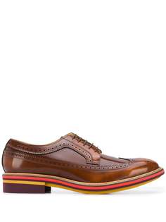 PAUL SMITH броги с декоративной строчкой