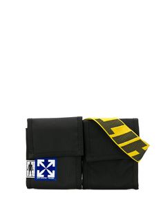 Off-White поясная сумка с карманами