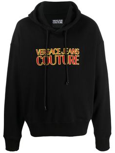 Versace Jeans Couture худи с вышитым логотипом