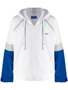 Ader Error colour block henley hoodie