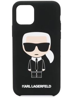 Karl Lagerfeld чехол Ikonik для iPhone 11 Pro с логотипом