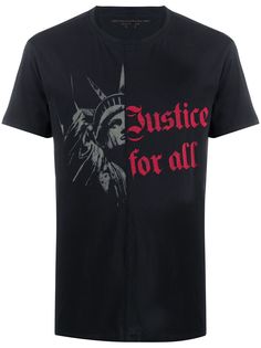 John Varvatos футболка Justice For All с круглым вырезом