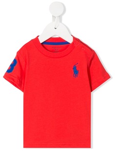 Ralph Lauren Kids футболка с контрастным логотипом