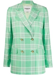 Essentiel Antwerp двубортный блейзер Vaneyck