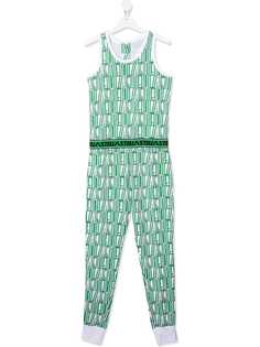 Stella McCartney Kids комбинезон с принтом Stella