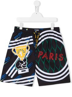 Kenzo Kids плавки-шорты с логотипом