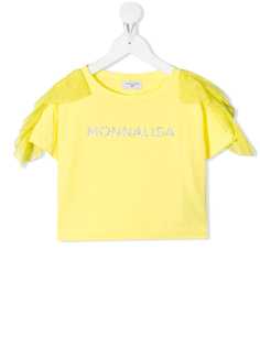 Monnalisa футболка с логотипом