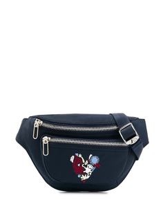 Kenzo поясная сумка с вышивкой