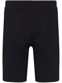 Moncler striped cotton track shorts
