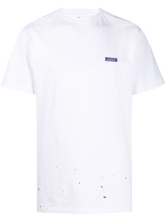 Ader Error футболка с эффектом разбрызганной краски