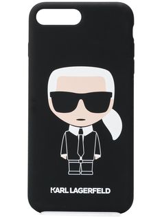 Karl Lagerfeld чехол Ikonik для iPhone 8 Plus с логотипом