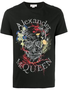 Alexander McQueen платок с принтом