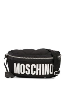 Moschino большая поясная сумка с логотипом